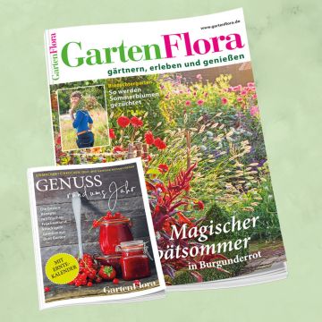 GartenFlora #9/2026 mit Extra-Heft „Genuss rund ums Jahr”