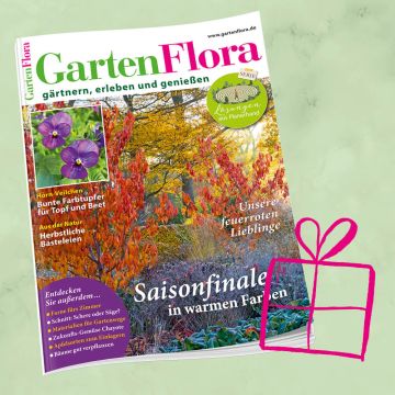 GartenFlora Geschenkabo mit 25% Vereinsrabatt